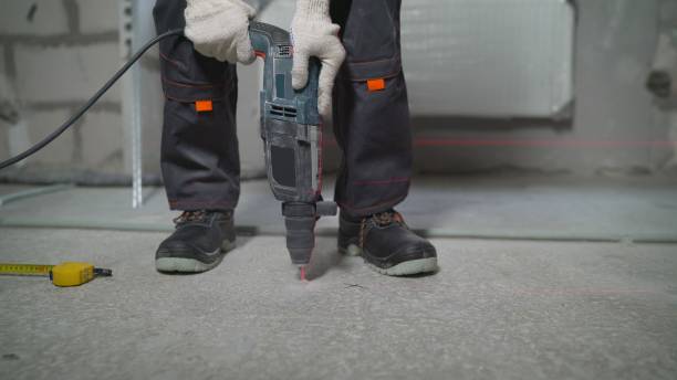 injection de résine expansive dalle affaissée maison4