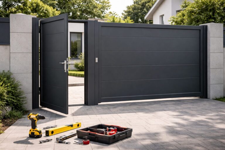 Intégrer un portillon piéton dans son portail : solutions et contraintes techniques