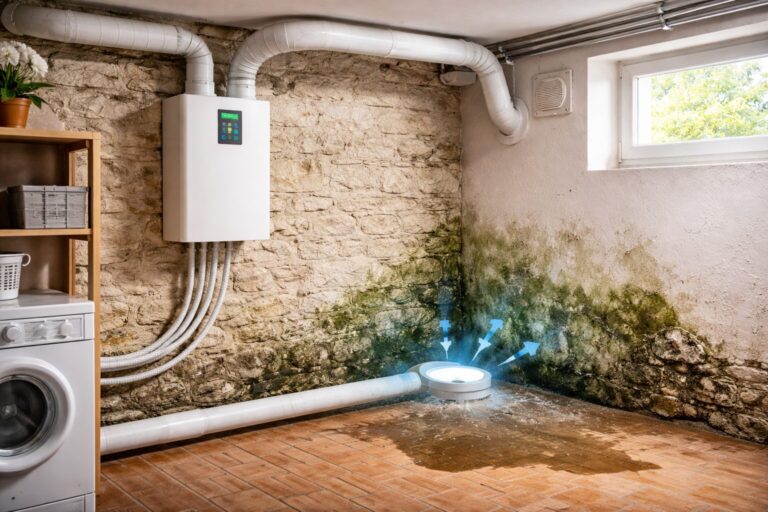 Ventilation mécanique par insufflation (VMI) : solution contre l’humidité des murs anciens