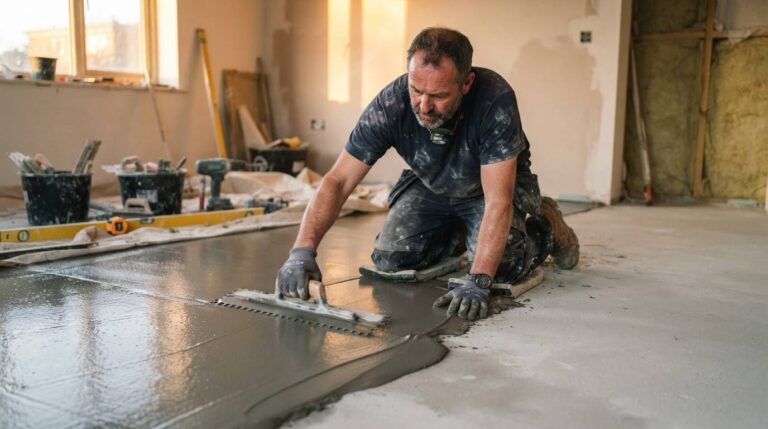 Ragréage avant béton ciré : méthode simple pas à pas